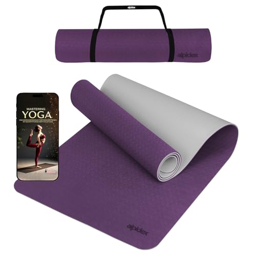 Alpidex Yogamatte Rutschfest 190 X 61 X 0