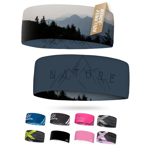 Atmungsaktives Sport Stirnband Damen Herren Schnelltrocknendes Kopfband Zum