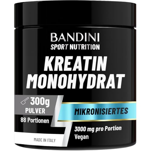 Bandini Creatin Monohydrat 300g 88 Portionen 3 000mg