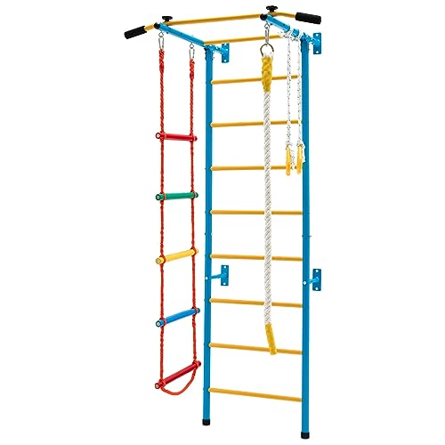 Lifezeal 4 In 1 Sprossenwand Set Kletterleiter Kinder