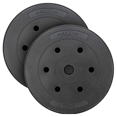 Maxxiva Hantelscheiben Set Zement 2 X 10 Kg