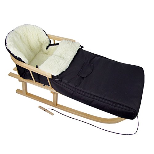 Bambiniwelt Kombi Angebot Holz Schlitten Mit R Ckenlehne