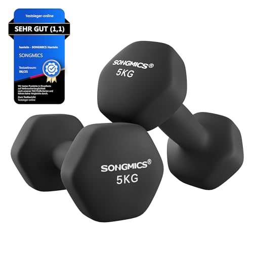 Songmics Hanteln 2er Set 2 X 5 Kg