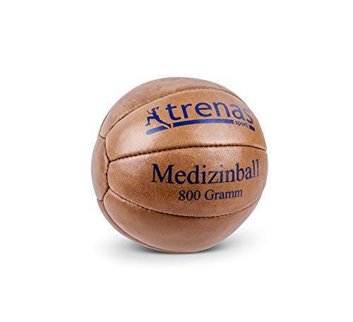 Trenas Medizinball Leder Original 800 G Medicine Ball