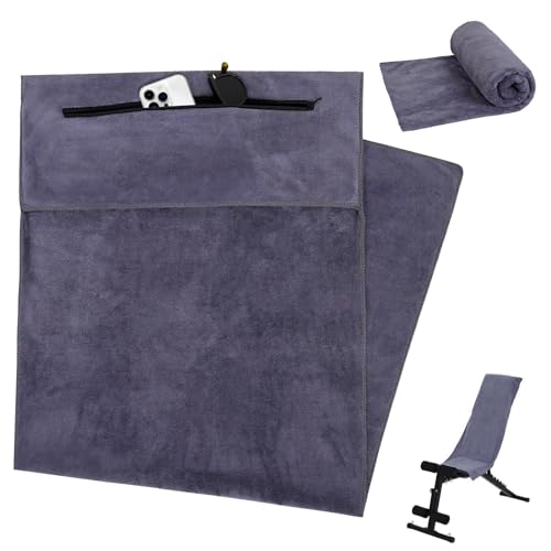 Sporthandtuch Fitnessstudio Mikrofaser Mit Rei Verschlusstasche 120 50cm