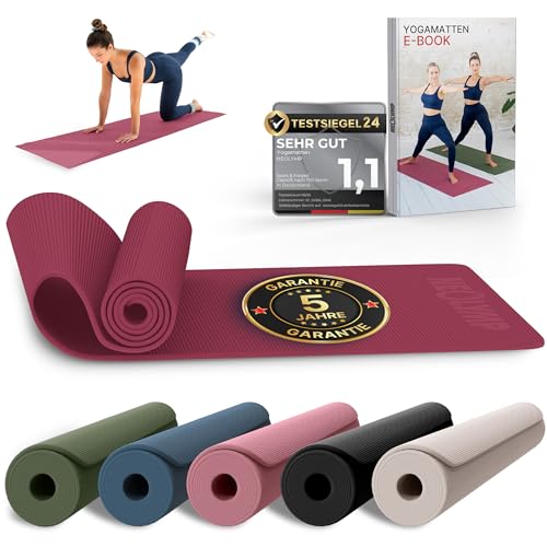 Neolymp Yogamatte Rutschfest Gelenkschonend Gelenkschonende Gymnastikmatte Fitnessmatte F