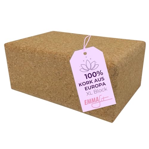 Emmafit Xl Kork Yoga Block 227 X 150