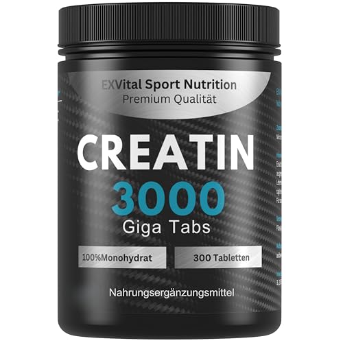 Creatin 3000 Giga Tabs 3450mg Creatin Monohydrat Pro