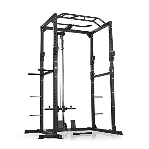 Fitengine Power Rack Power Cage Mit Latzug Kabelzug