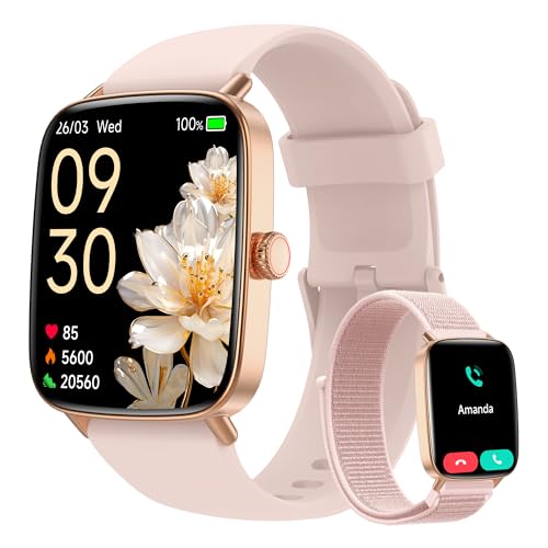 Yoever Smartwatch Damen Mit Telefonfunktion 1 85 Fitnessuhr