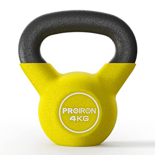 Proiron Kettlebell Kugelhantel Mit Hochwertiger Neoprene Coated 4