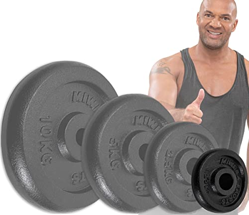 Miweba Sports Hantelscheiben Set Hsg12 Hanteln Hantelscheibe Hantel