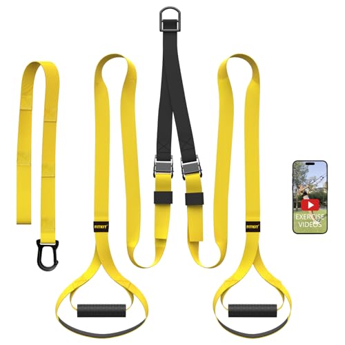 Fitkit Suspension Bodyweight Fitness Training Kit Full Body