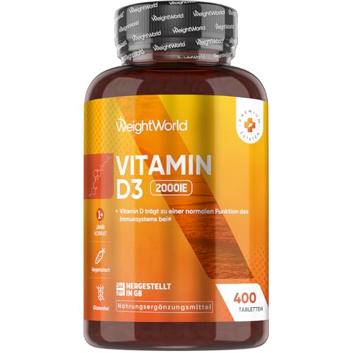 Vitamin D3 2000 I E 400 Vegane Tabletten