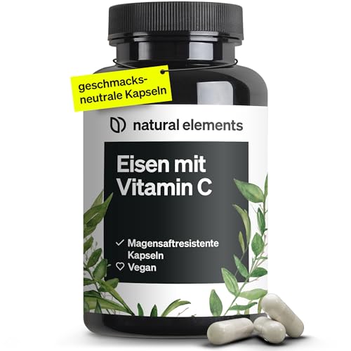 Natural Elements Eisen 20mg Aus Eisenbisglycinat Pro Kapsel
