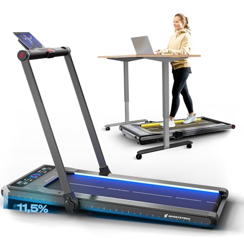 Sportstech Swalk Plus 2in1 Led Laufband Und Walking