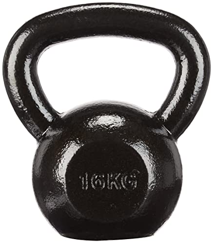 Amazon Basics Kugelhantel Aus Gusseisen 16 Kg Schwarz