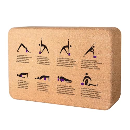 Nexrola Yogaklotz Set 1 Pack Aus 100 Naturkork