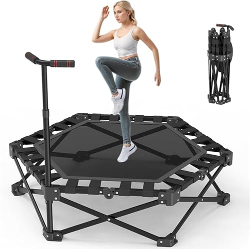 Klappbares Fitness Trampolin 106cm Tragf Higkeit 200kg 3