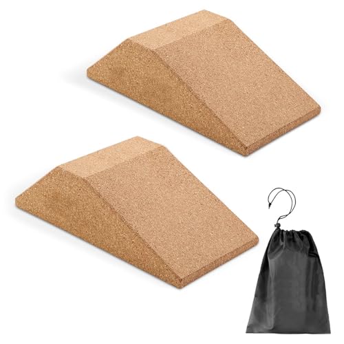 2er Pack Kork Kniebeugen Keilblock Rutschfest F R