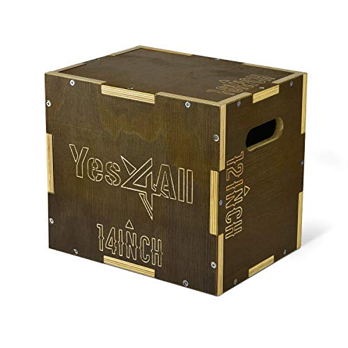 Yes4all 3 In 1 Plyometrische Sprungbox Aus Holz