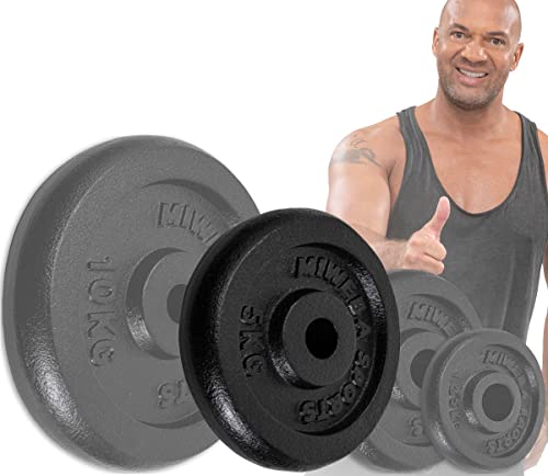 Miweba Sports Hantelscheiben Set Hsg75 Hanteln Hantelscheibe Hantel