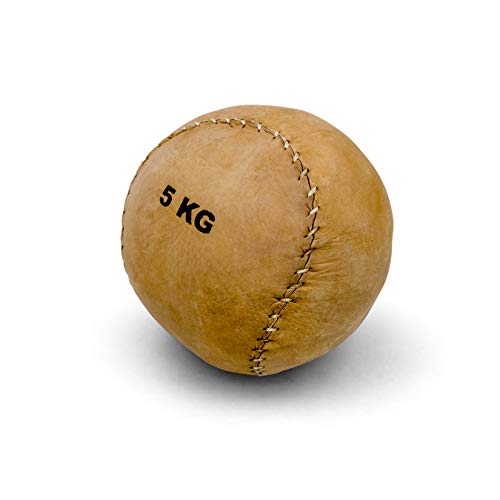 Vinex Robuster Runder Medizinball Aus Leder Mit 2