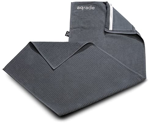 Aqrade Sporthandtuch I Fitness Handtuch Mit Tasche Fixierung