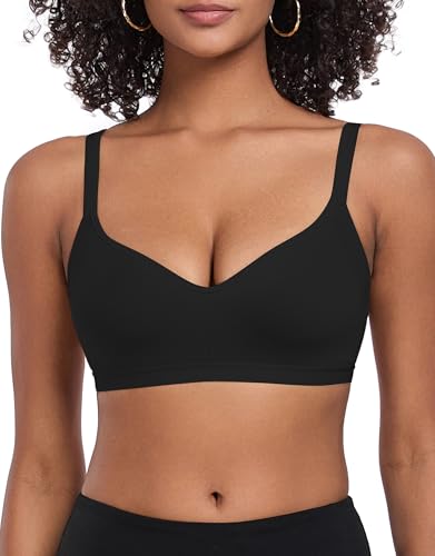 Angool Damen Bh Ohne B Gel Mittlerer Halt