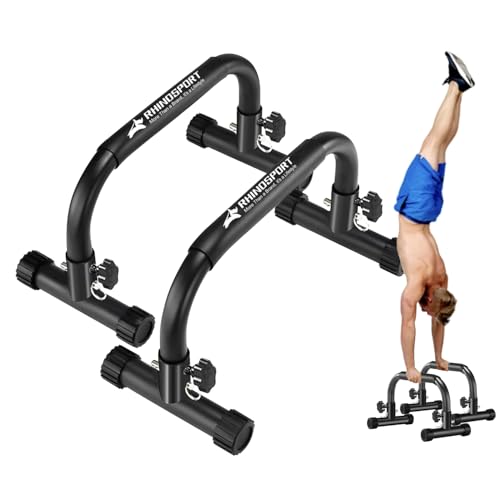 Rhinosport Parallettes Bars Dip Calisthenics Push Up Bars