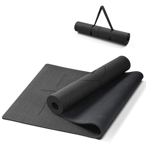 Ellylife Yogamatte Rutschfest 190x68cm 8mm Dicker Aus Eco