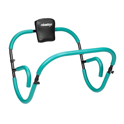 Relaxdays Bauchtrainer Ab Roller Bauchmuskeltrainer Faltbar Hxbxt 66