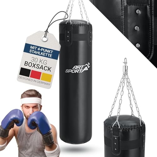 Artsport Boxsack Set 30 Kg Gef Llt Box