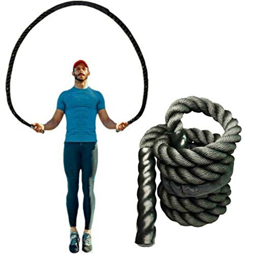 Gelentea Jump Rope Fitness Schweres Springseil 25mm Heavy
