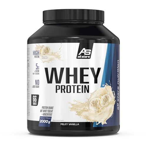 All Stars 100 Whey Protein Pulver 2000g Milky