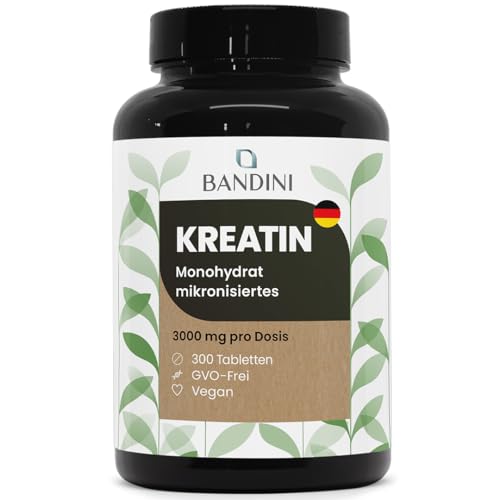 Bandini Kreatin Monohydrat 300 Tabletten Training Sport Fitness