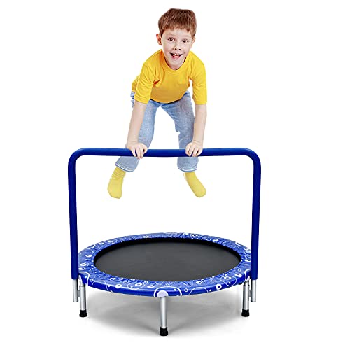 Costway 92cm Mini Trampolin Fitness Trampolin Faltbar Kindertrampolin