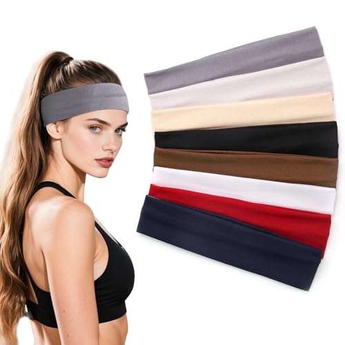 8 St Ck Haarband Damen Stirnband Sport Schwei