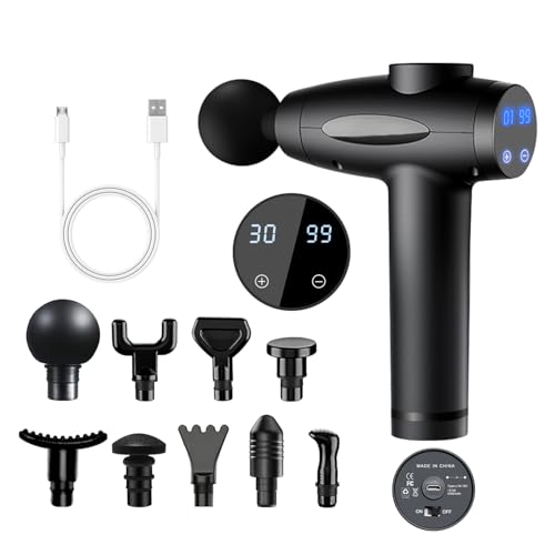 Massagepistole Massage Pistole Mit 30 Geschwindigkeiten 9 Massagek