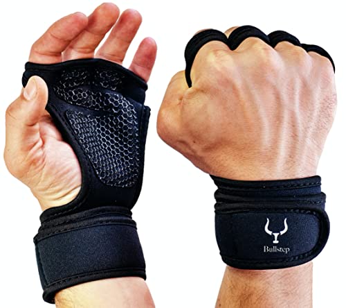 Bullstep Fitness Handschuhe Herren Damen Mit Handgelenkbandage Gym