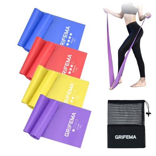 Grifema Fitnessb Nder 4er Set Gymnastikband Mit 4