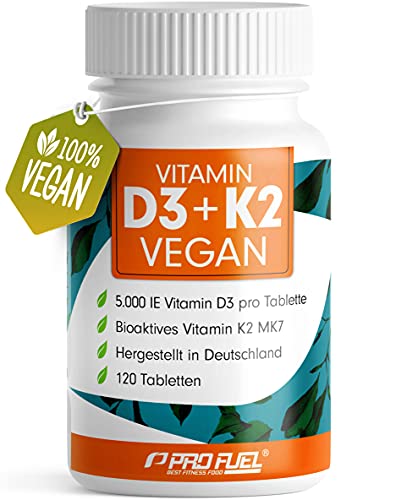 Vitamin D3 K2 Vegan 120 Tabletten Mit 5000