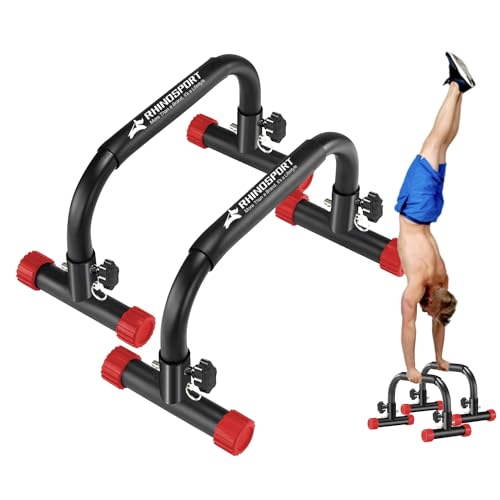 Rhinosport Parallettes Bars Dip Calisthenics Push Up Bars