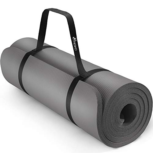 Tresko Yogamatte Phthalatfrei Gymnastikmatte Rutschfest Pilatesmatte Fitnessmatte Mit