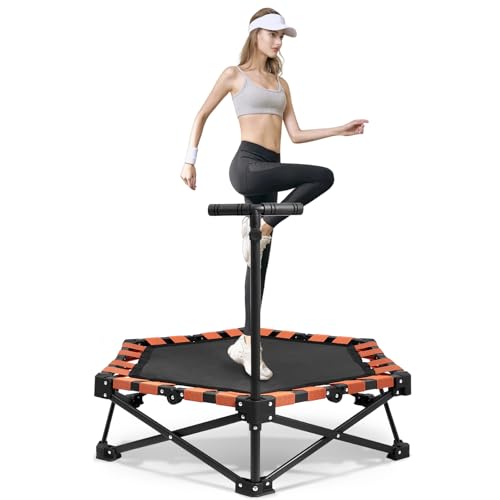 Dibaful Faltbar Trampolin Indoor Tragkraft 130 Kg Fitness