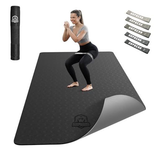 Hapbear Yogamatte Xxl 183cmx91cmx6mm Dicke Extra Gro Rutschfest