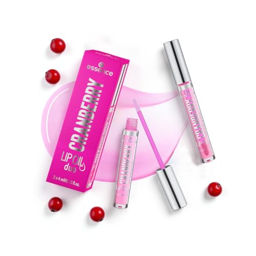 Essence Cranberry Lip Oil Duo 2 Teiliges Lippen