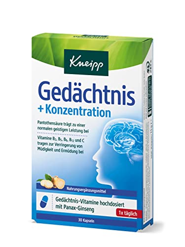 Kneipp Ged Chtnis Konzentration Nahrungserg Nzung Zur Steigerung