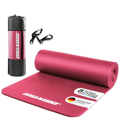 Muawo Premium Gymnastikmatte Inkl Tragegurt Tasche Phthalatfreie Trainingsmatte