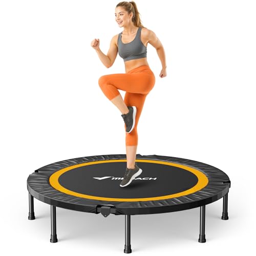 Merach Mini Trampolin 102cm 122cm Fitness Trampolin Faltbar